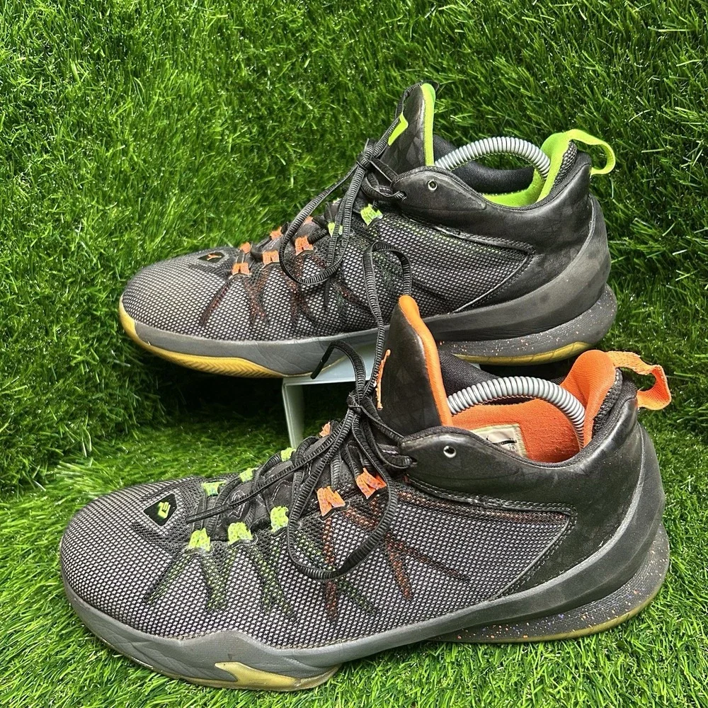 Jordan‎ CP3.VIII Black Infrared Neon Green Orange 725173-045 Mens 10 Basketball